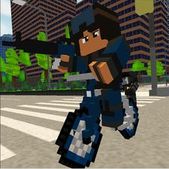 Скачать взломанную Police Block City (Мод все открыто) на Андроид